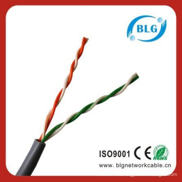 Especificación del cable del teléfono Twisted un cable del par 0.5mm Cobre lleno